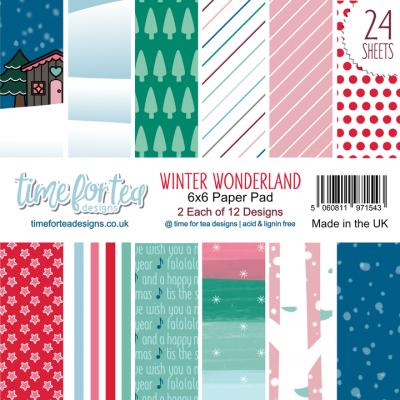 Time For Tea Winter Wonderland Designpapier - Paper Pad